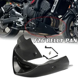 For Yamaha Fazer 600 S2 FZ6S FZ6N FZ6 Belly Pan Motorcycle Engine Spoiler Lower Fairing Cover Cowl Body Frame Protector Carbon