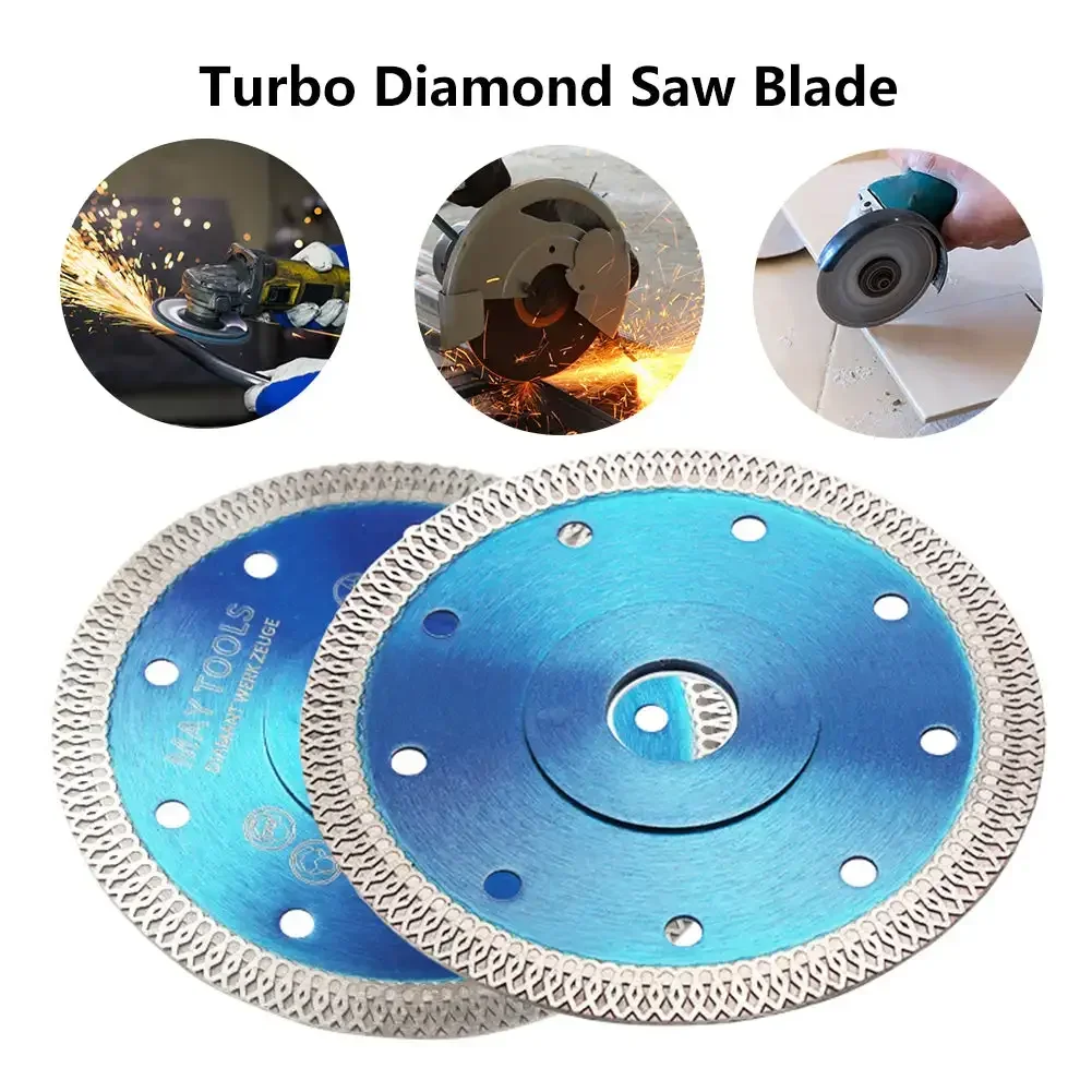 105MM/110MM/115MM/125MM Turbo Diamond Saw Blade Granite Marble Cutting Disc Porcelain Tile Ceramic 4 Size Angle Grinder