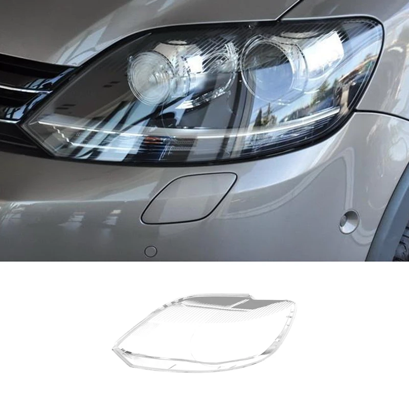 

Car Left Headlight Shell Lamp Shade Transparent Lens Cover Headlight Cover Accessories For VW Cross Golf 2009-2013