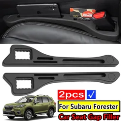 Car Seat Gap Filler Crevice Organizer Storage Box Plug Strip For Subaru Forester Sport SH SJ SK SL Sport Interior Accessories