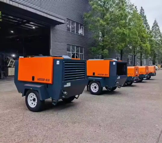 YG Customized 35m³/min Screw air Compressors Single Stage Trailer Mobile Rotary Air-Compressor Machine for Sale