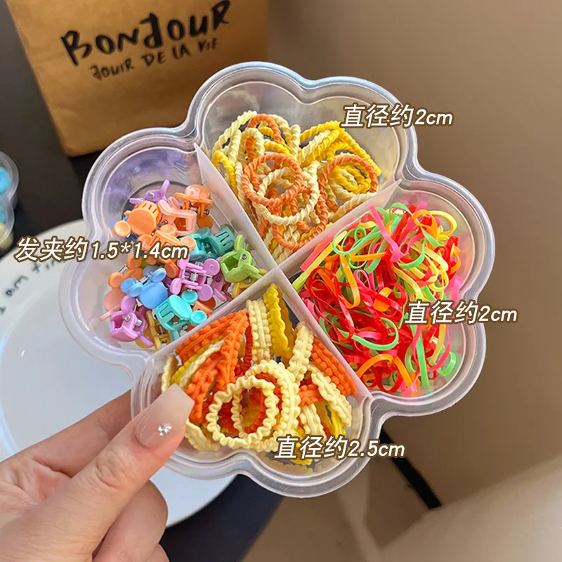 Children Cute Hair Bands Cartoon Flower Elastic Hairpin Hair Bands Girls Baby Lovely Rubber Bands Gift Kids Hair Accessories