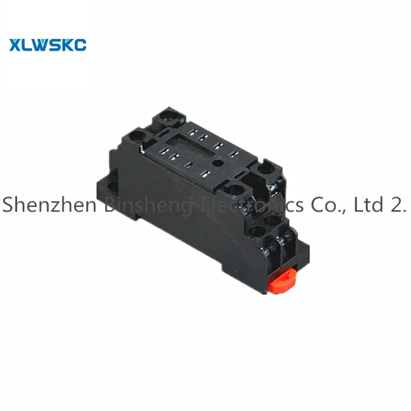 Base de relé intermedio eléctrica RXZE1M2C, 8 pines, 7A, 250V, serie RXM2, Base de relé pequeña