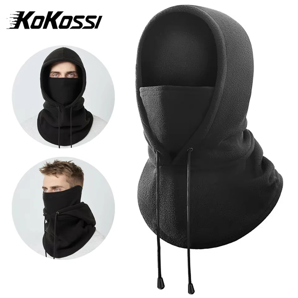 KoKossi Warmth Windproof Cycling Balaclava Motorcycle Helmet Liner Bike Headwear Skiing Riding Running Face Mask Bicycle Cap