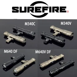 Surefire-linterna LED táctica M340, M600, M640 SF, M340V, luz estroboscópica Scout, 20mm, riel Picatinny, montaje M LOK, lámpara de caza Airsoft