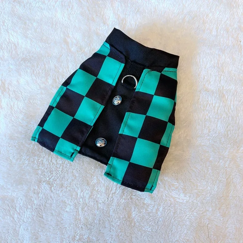 

Funny Halloween Demon Slayer Dog Pet Costumes Warm Cosplay Pets Corgi French Bulldog Puppy Medium Clothing Coat Jacket Accessory