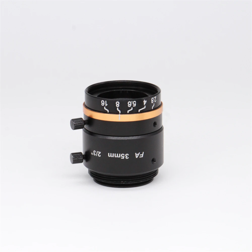 

Cost-Effective 6MP Telephoto Machine Vision Lens 35mm F2.8, 2/3" C-Mount for Long Range High Magnification on a Budget, SL-0420