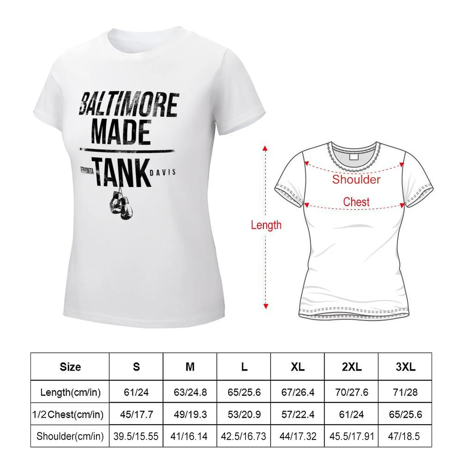 GTD - Baltimore made - 2.0 T-shirt Female clothing kawaii clothes Womens clothing