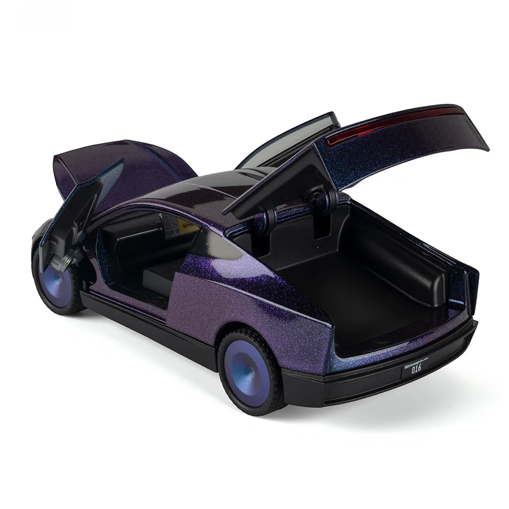 รถโมเดลโลหะผสมไดแคสต์ รุ่น 1:32 รถรับจ้างอัตโนมัติ พร้อมเสียงและไฟ มีระบบดึงหลัง ของขวัญวันเกิด