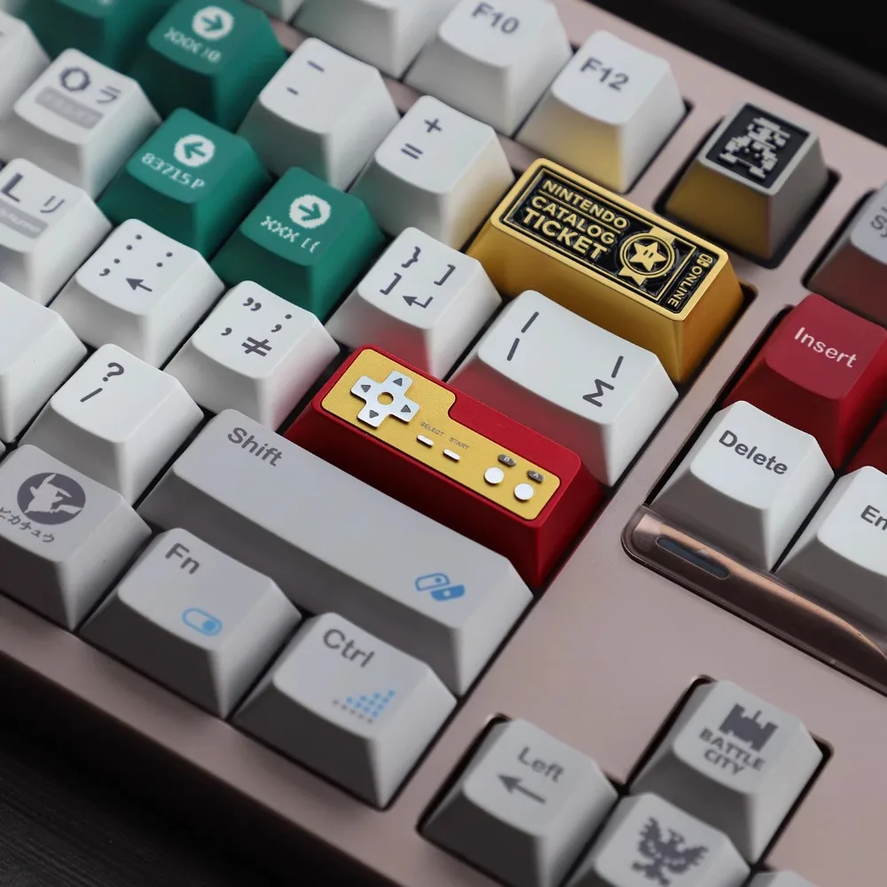 

Gamepad Artisan Keycap PBT Thermal Sublimation Cherry Profile Key Cap Personalized Enter Keyboard Cap Cute KeyCap PC Accessories