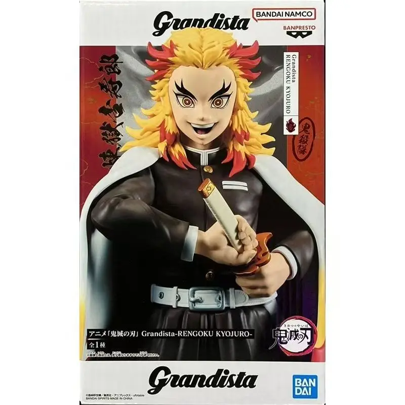 

Bandai Original BANPRESTO Anime Demon Slayer Grandista Rengoku Kyoujurou PVC Action Figure Model Collectible Toy Gifts