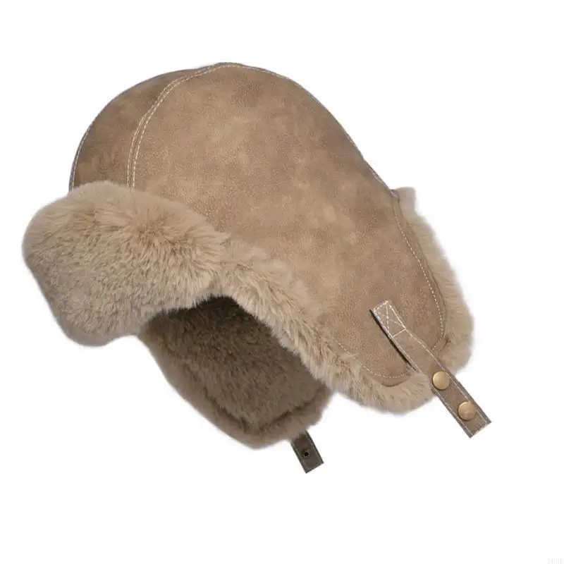 للجنسين قبعة الشتاء تسلق الجبال رئيس يغطي الركاب الحرارية قبعة دافئة لركوب الدراجات المشي لمسافات طويلة والتنقل اليومي Y08E #1