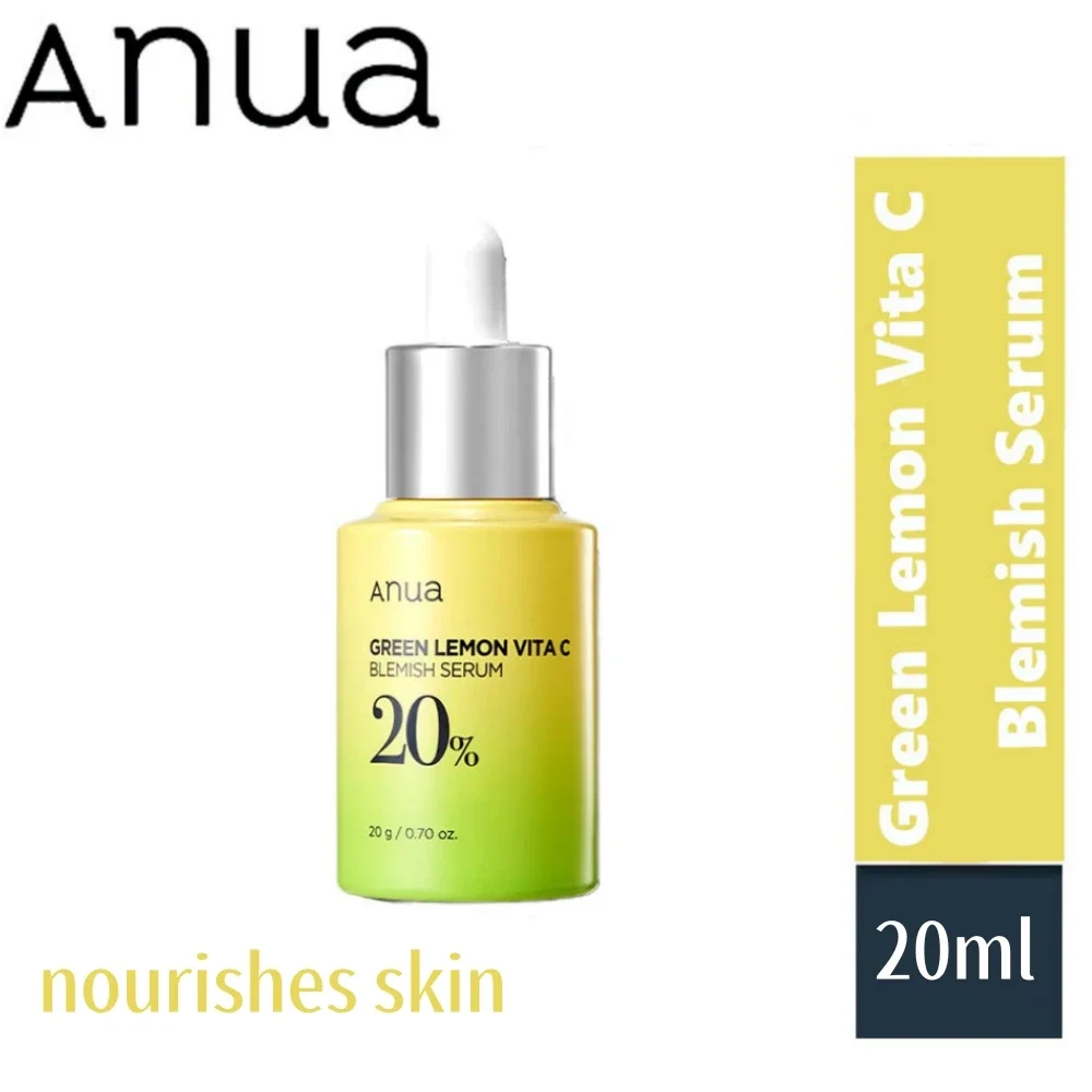 

Anua Green Lemon Vitamin C Serum with Vitamin E, Hyaluronic Acid and Ferulic Acid 0.67 fl oz / 20 ml