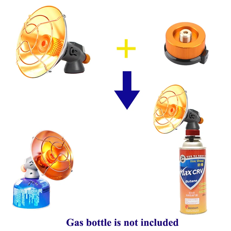 Outdoor Mini Tragbare Winter Flasche Gas Heizung Reisen Camping Wandern Picknick BBQ Angeln Rucksackwärmer Zelt Erwärmung VIP – Detail 12