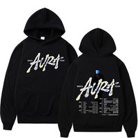 Rapper Maka 2025 Aura Tour Merch Hoodies Men Women Clothing Fashion Hip Hop Hooded Sweatshirt Casual Oversized Hoodie Streetwear