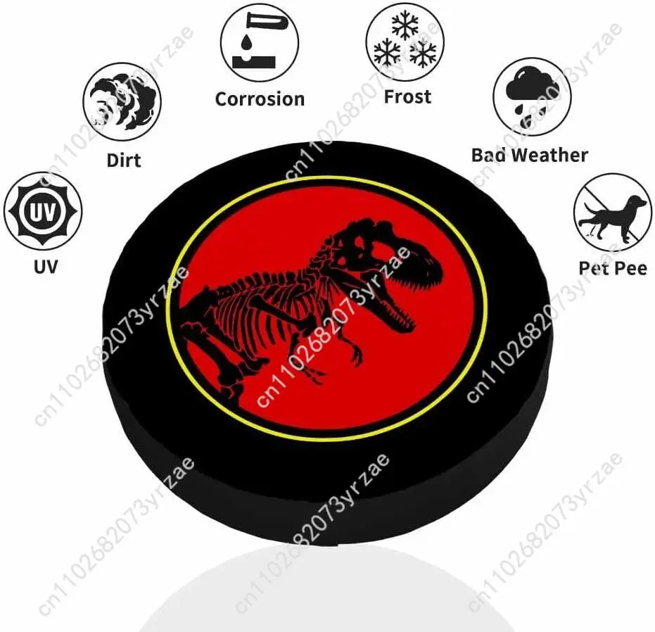 다양한 모델의 공룡 스페어 타이어 커버 모래 먼지 방지 바람 비 타이어 커버를 보호합니다 견고하고 내구성이 뛰어난 타이어 커버