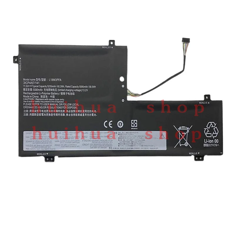 

L18D3PF2 L18M3PFA Аккумулятор для Lenovo Yoga C740-15 C740-15IML 5B10T83739 60,3 Втч