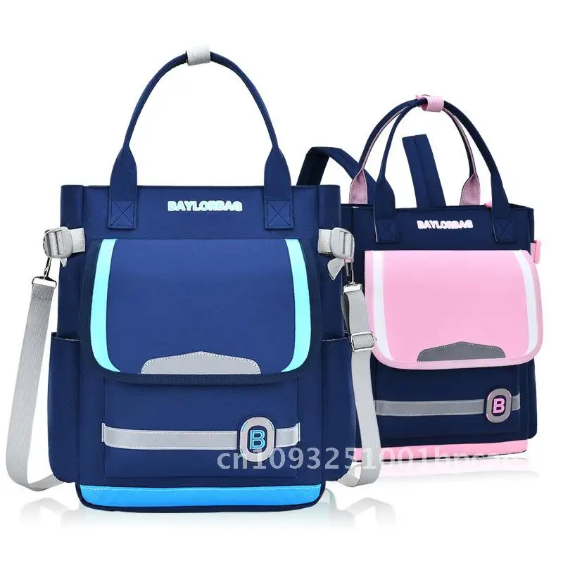 

Unisex Oxford Cloth Student Backpack Tutorial Handbag Book Bag Study Homework Art Bag in Double Layer Military Green Pink Royal