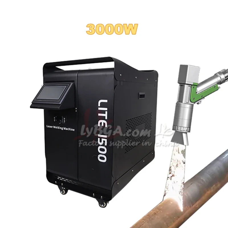 Mesin Pembersih Laser Serat Penghilang Karat Baja Kontinu Berpendingin Air 3000W 1500W BWT Laser Cleaner Alat Penghilang Karat Logam