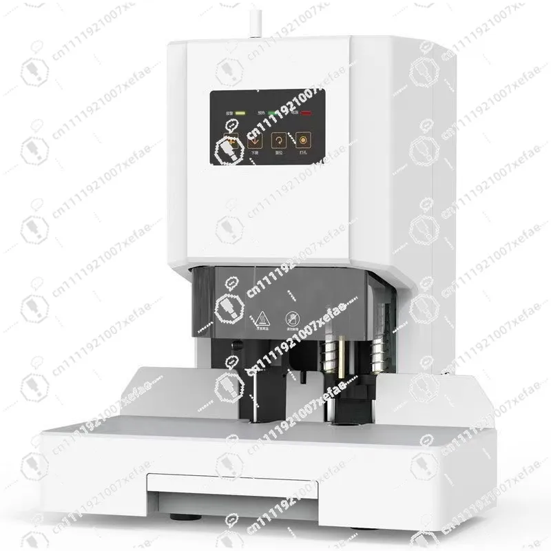 

Automatic Electric Hot Melt Riveting and Financial Bill Punching Machine