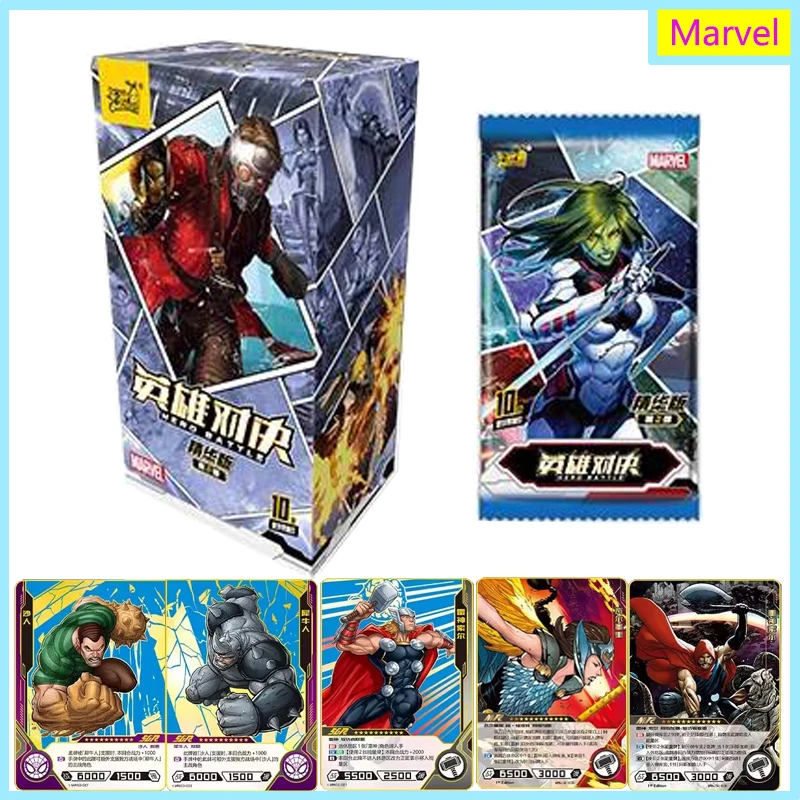 Original Marvel Movie Characters Essence Edition Cards DC Super Hero Justice League Booster Box Children Christmas Gifts Toys