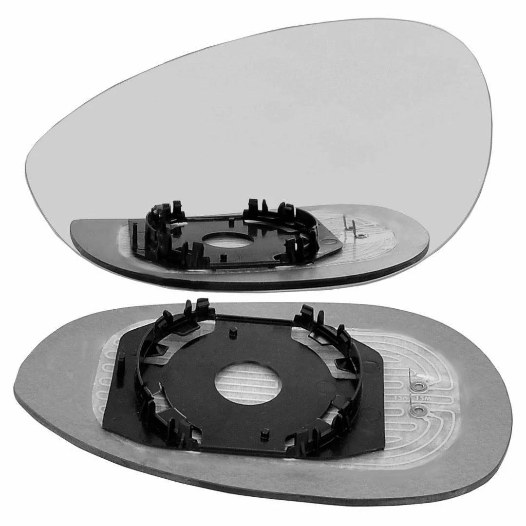 1 زوج سيارة الجناح مرآة ساخنة الزجاج زوج لشركة فيات 500 500c 2007-2023 اليسار اليد اليمنى الباب الجانب مرآة الرؤية الخلفية اكسسوارات السيارات