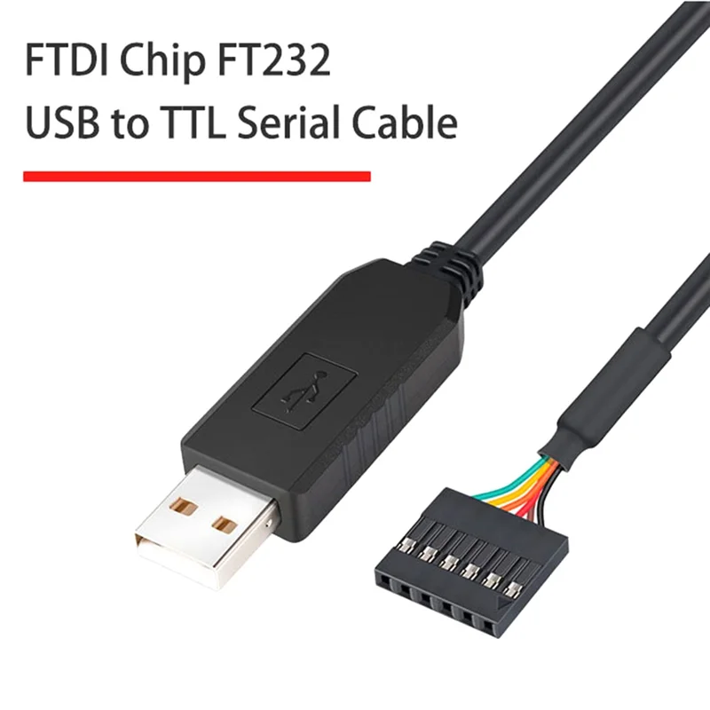 

Well Made-6Pin FTDI FT232 USB 2.0 To TTL 5V 3.3V Download Debug Cable Adapter Module For Arduino