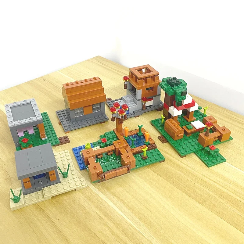 910+ PCS 3in1 DIY  Brick The Village Farm Treehouse Building Blocks  Educational Toys Christmas Birthday Gift for Children
