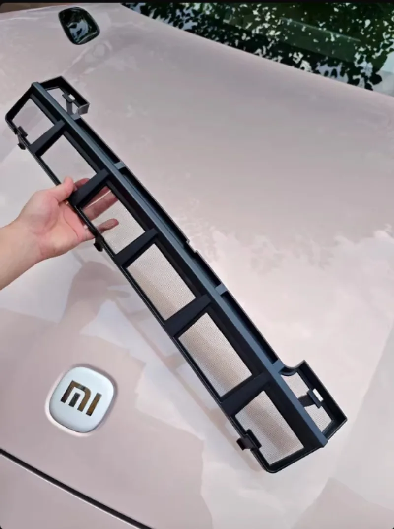 For Xiaomi YU7 2025 ABS Front Grill Guard Mesh Air Inlet Vent Cover Car Bumper Accessories