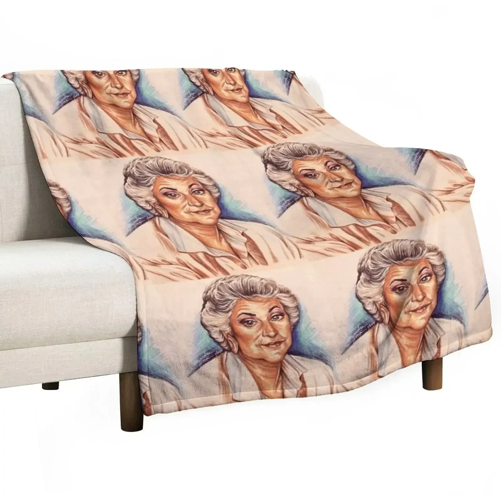 

Dorothy Zbornak Or Bea Arthur Throw Blanket Cute Decorative Beds wednesday Comforter Blankets