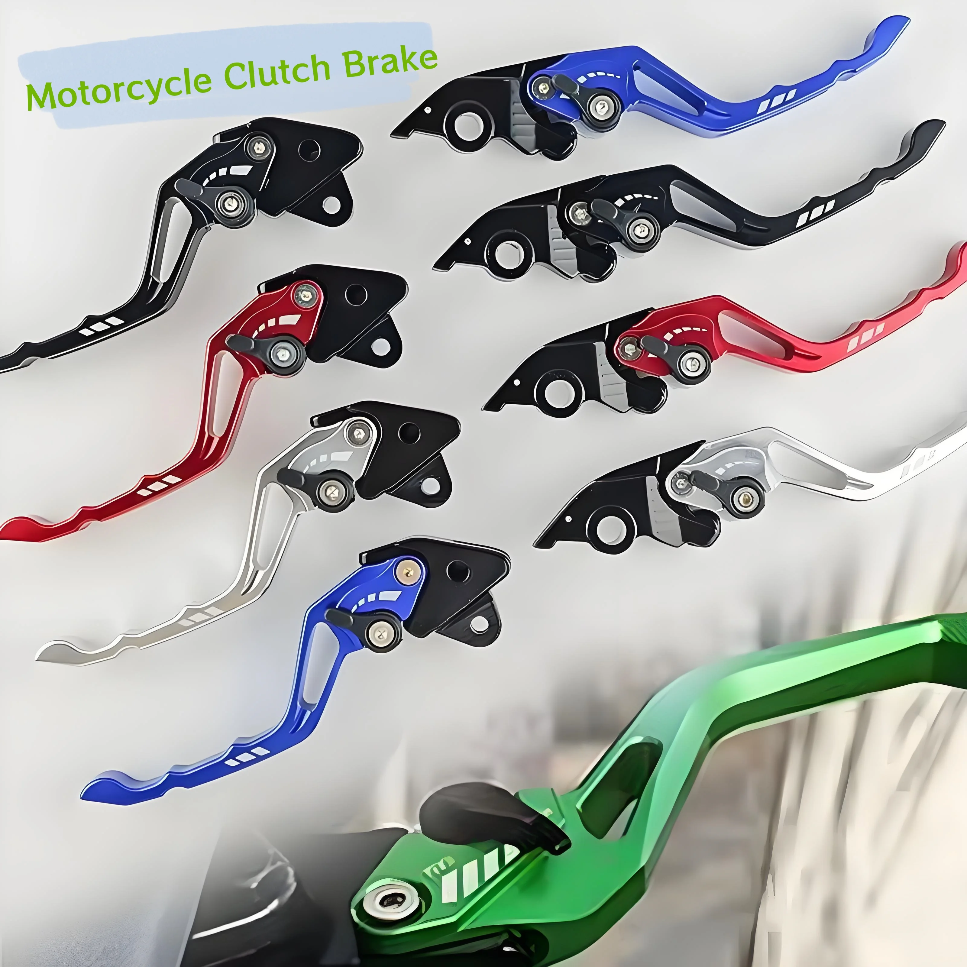 

1PC For CNC Aluminum Alloy Motorcycle Clutch Brake Lever Handle Adjustable Handlebar Motorcycle Handles Motorcycle Accessories