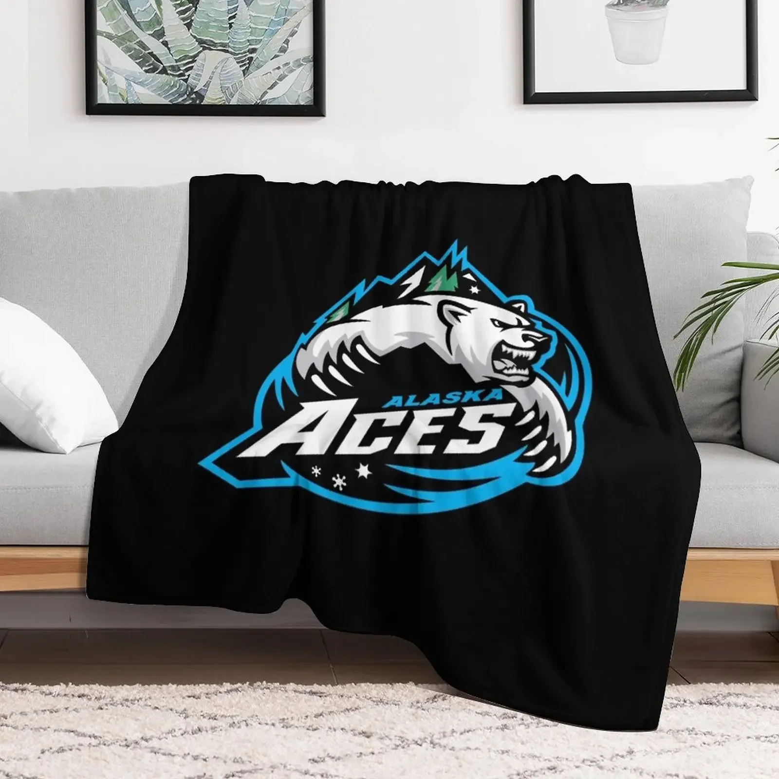 

alaska aces Throw Blanket warm for winter Bed linens manga Blankets Blankets For Sofas Vintage Luxury Brand warm winter Blankets