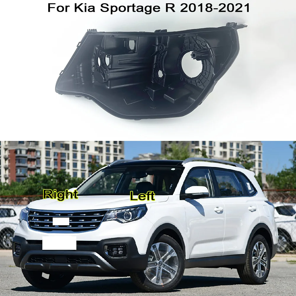 

For Kia Sportage R High configuration 2018-2021 Headlight Base Cover Headlamp Rear Shell Car Accessories Lampshade Bottom Shell