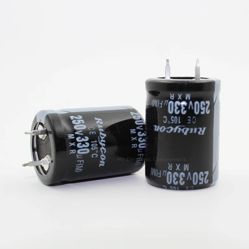 2PCS 250v330uf 22x30 mm Good quality Aluminum Electrolytic Capacitor Filter Condenser For Audio Amplifier 20% 250V 330uf