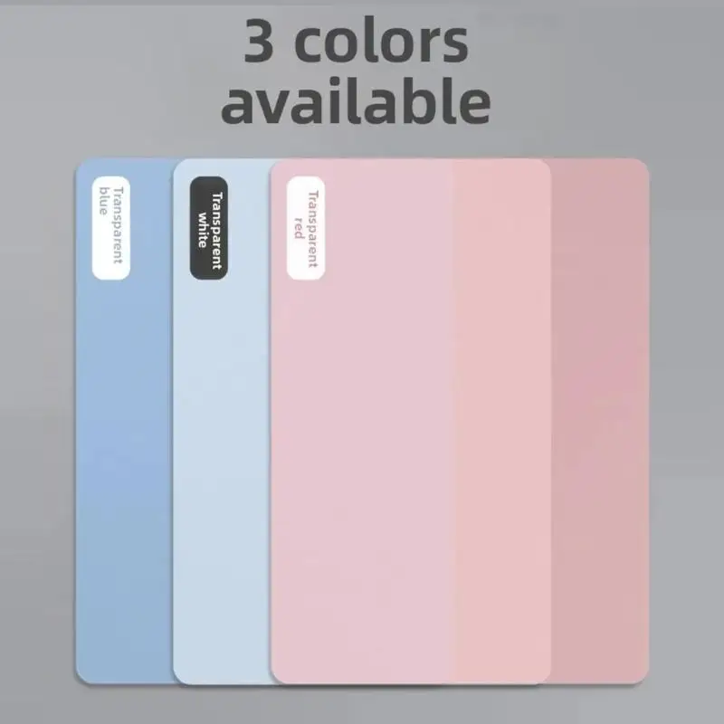 

5 Pcs Clear Writing Pad Reusable Plastic Writing Mats For Students Exams Homework Calligraphy Practice D2RC