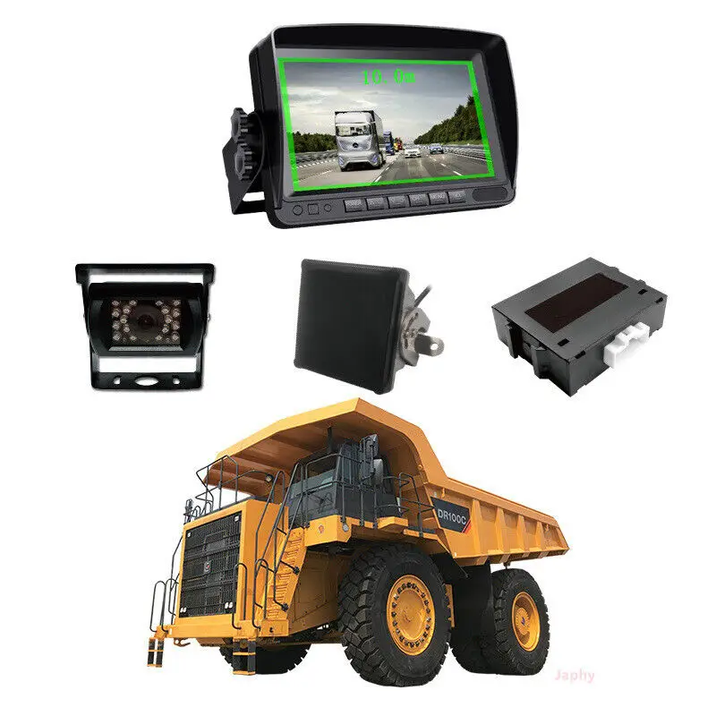 Blind Spot Detection System Backup  Displaying System for Mining Trucks