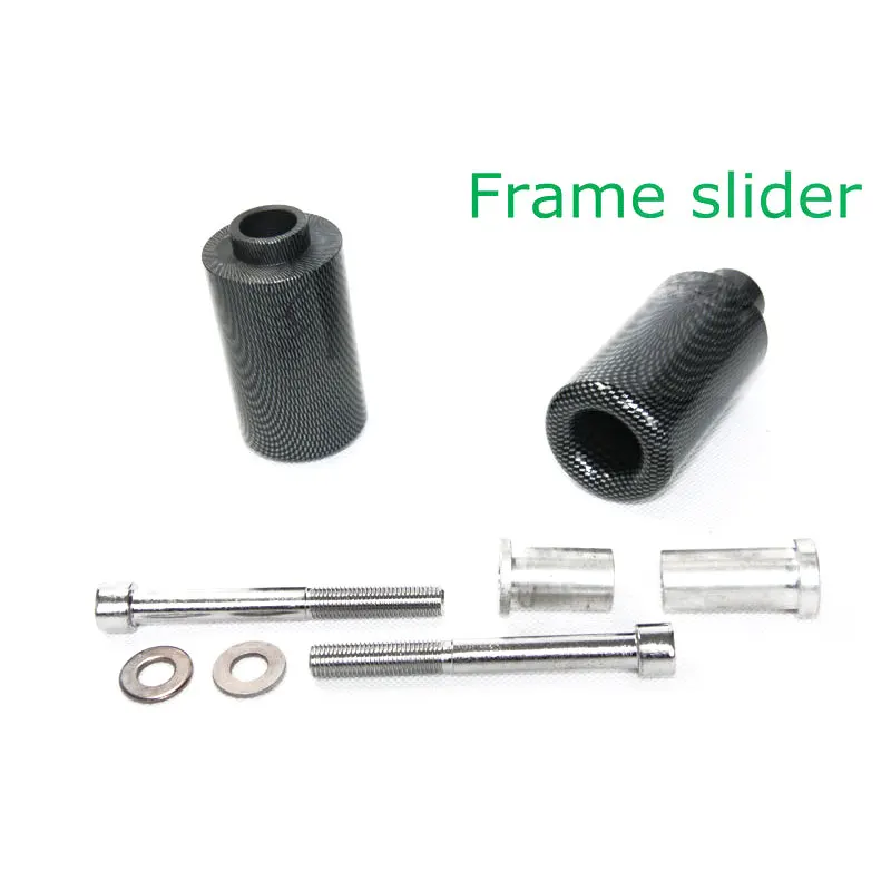 

For 2003 2004 Suzuki GSX-R 1000 gsxr1000 K3 03 04 Motorcycle bike No Cut Frame Slider Crash Protector Black / Carbon