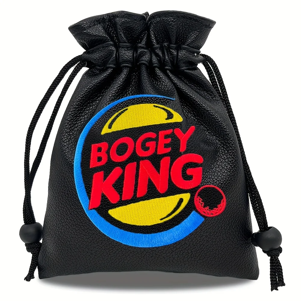 1PC Circular Pattern Drawstring Pouches with Metal Carabiner Clip, Portable Lightweight Storage Bags