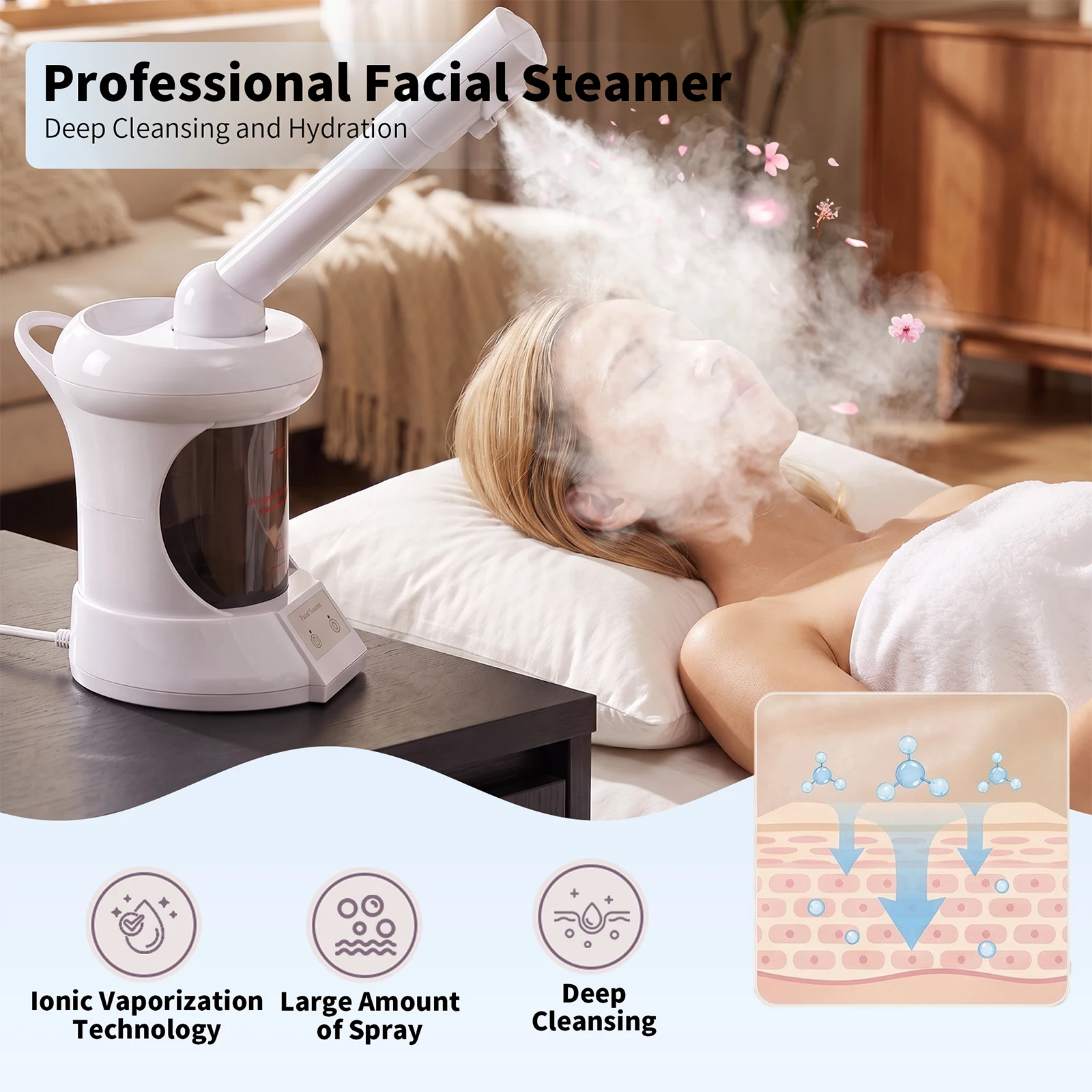 Parownica do twarzy i włosów 2 – Facial Steamer Nano recenzja i cena