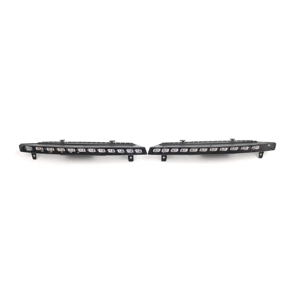 For Audi Q7 2010 2012 2013 2014 2015 Sports Model Front Bumper LED Daytime Running Lights 4L0953041E 4L0953042E