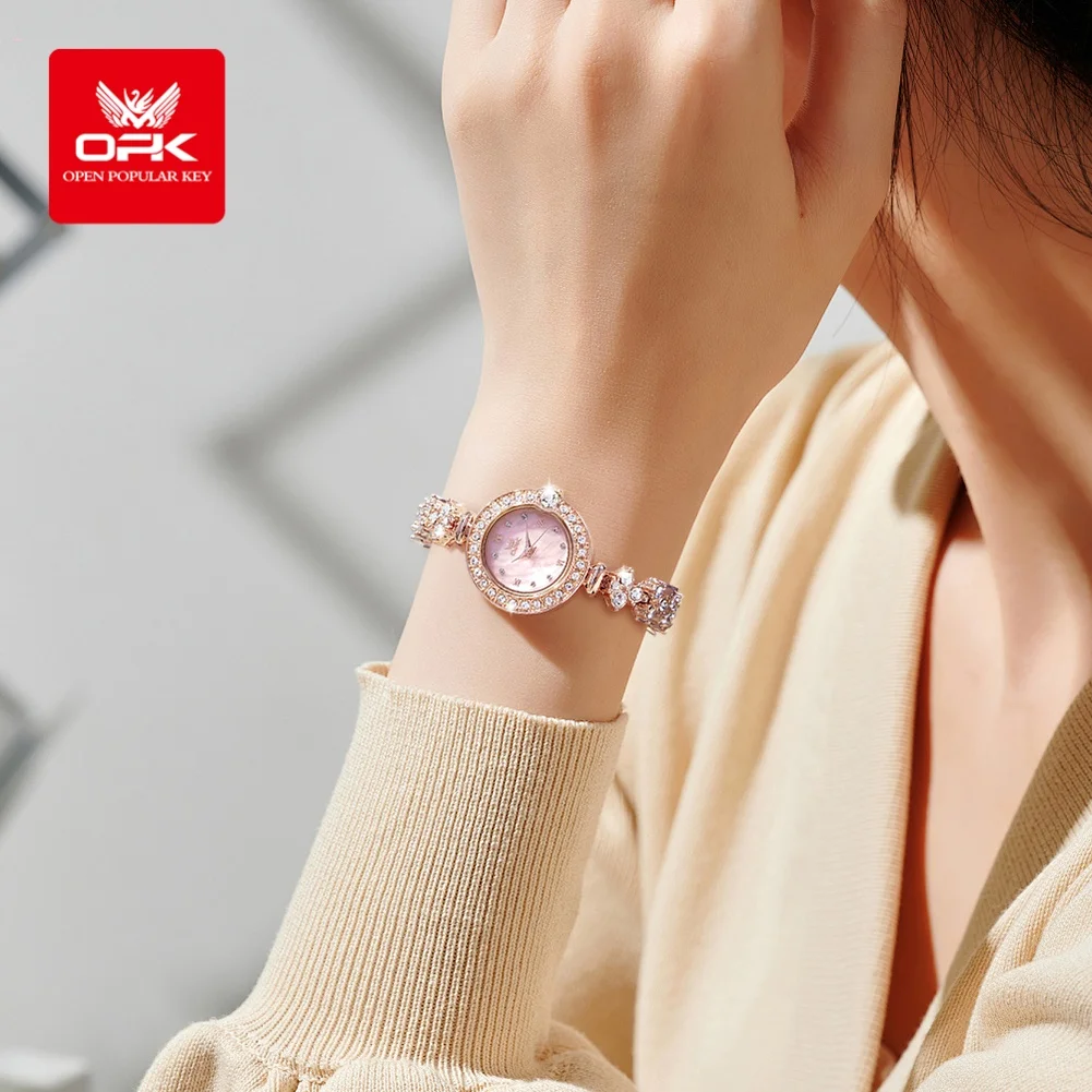 OPK 6054 Women Watch Original Simple Fashion Watch For Women Quartz Watch Waterproof Luminous Gifts For Women Frees Shipping
