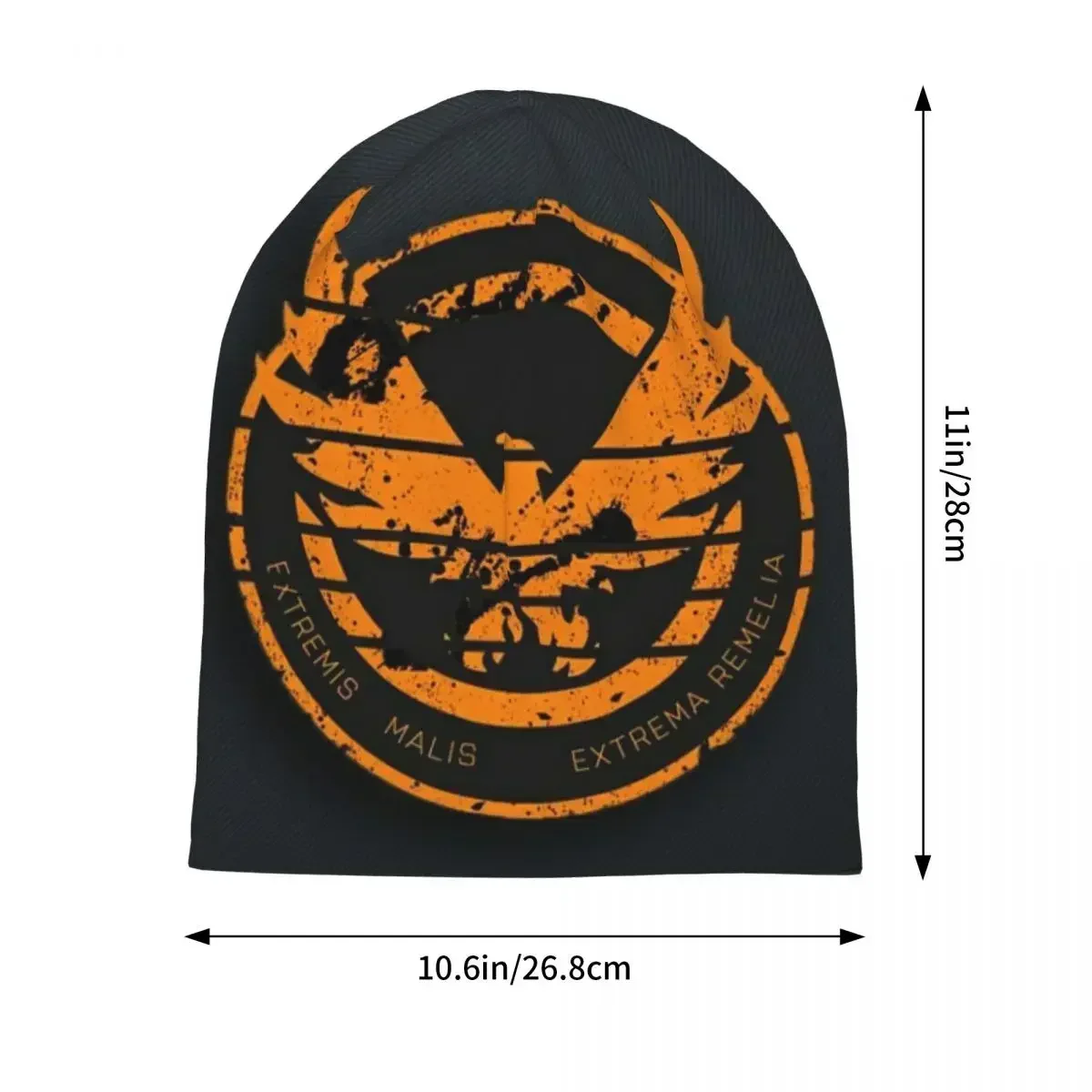 The Division 2 Shd Strategic Homeland Division Warm Knitted Cap Hip Hop Bonnet Hat Autumn Winter Outdoor Beanies Hats for Unisex