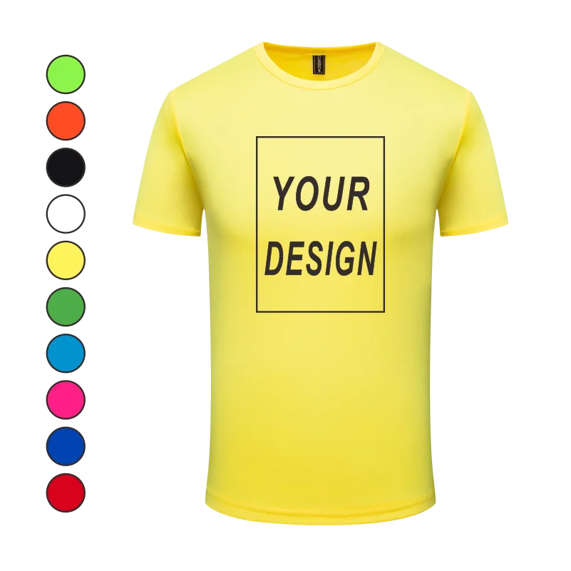 Quick-drying Custom T Shirt Make Your Design Logo Text Men Women Print Original Design Gifts Tshirt