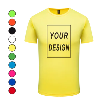 빠른 건조 커스텀 티셔츠, 당신의 디자인 로고 텍스트 만들기, 남녀공용 프린트 오리지널 디자인 선물