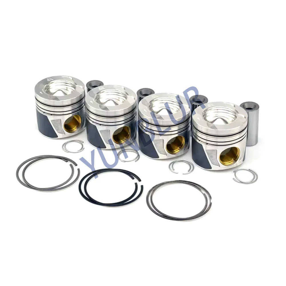 STD Engine Piston & Rings Set Fit 2.1 L Diesel OM651 For 08-18 MERCEDES-BENZ C200 C180 C250 C180 C220 CLS220 CLS220 E300 E250
