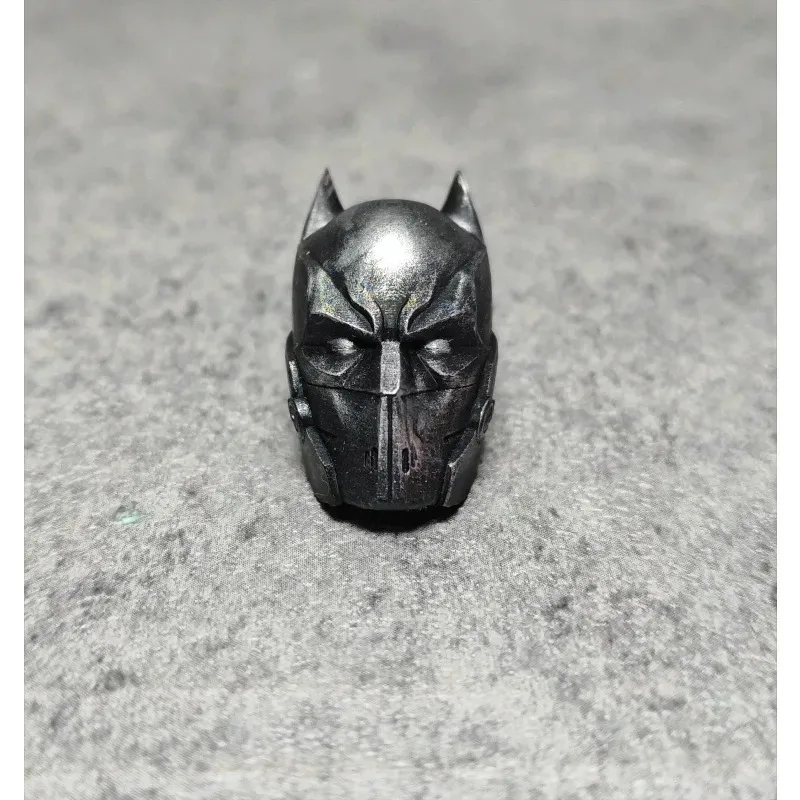 1/12 Scale Action Figures Batman Helmet Head Carving Model Accessory for 6-inch Mezco Shf Hobbies Soldier Decor DIY view 4