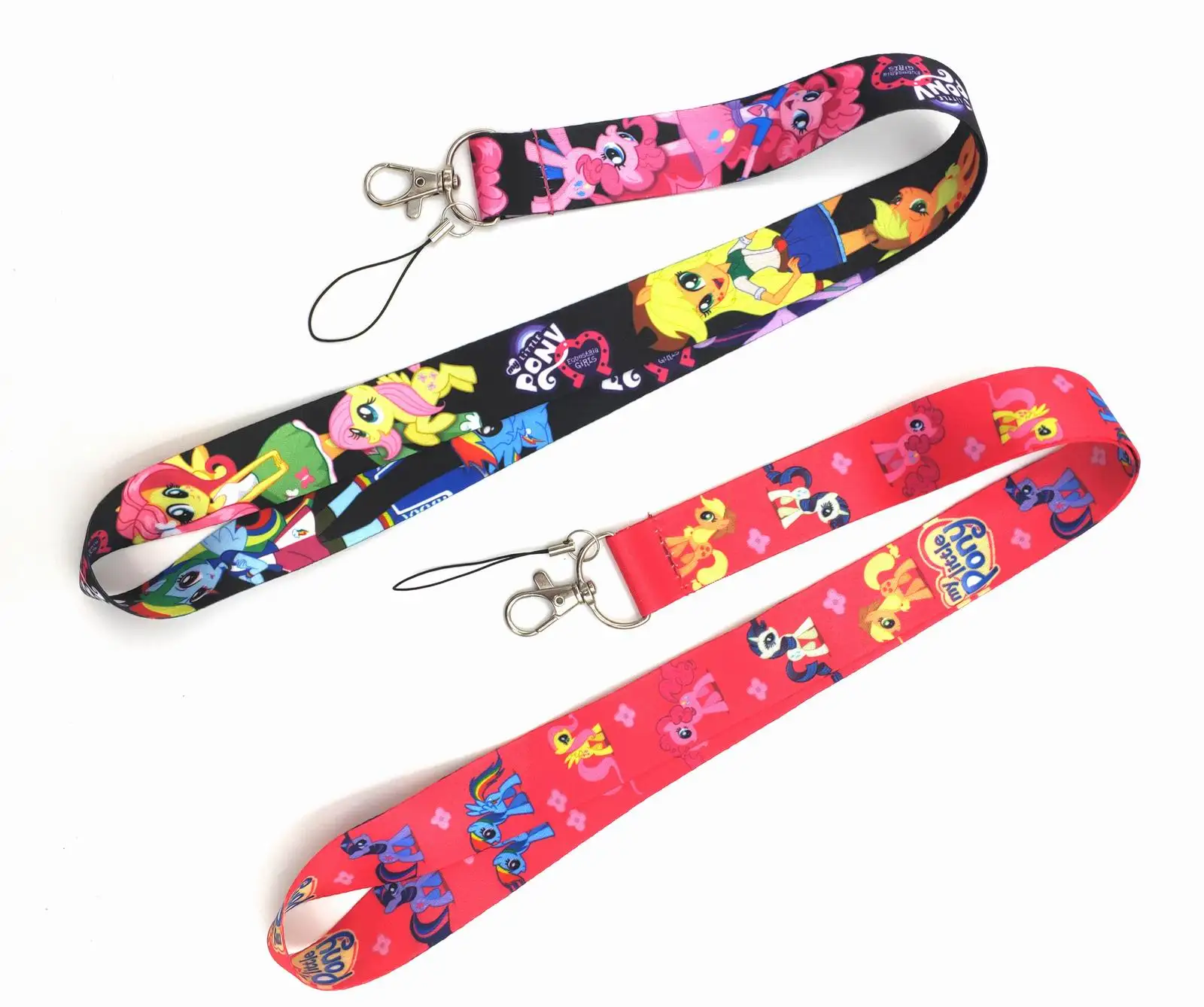 Wholesale POP MART MY LITTLE PONY Key Lanyard ID Badge Holders Animal Phone Neck Straps with Keyring Phone Accessories BL1