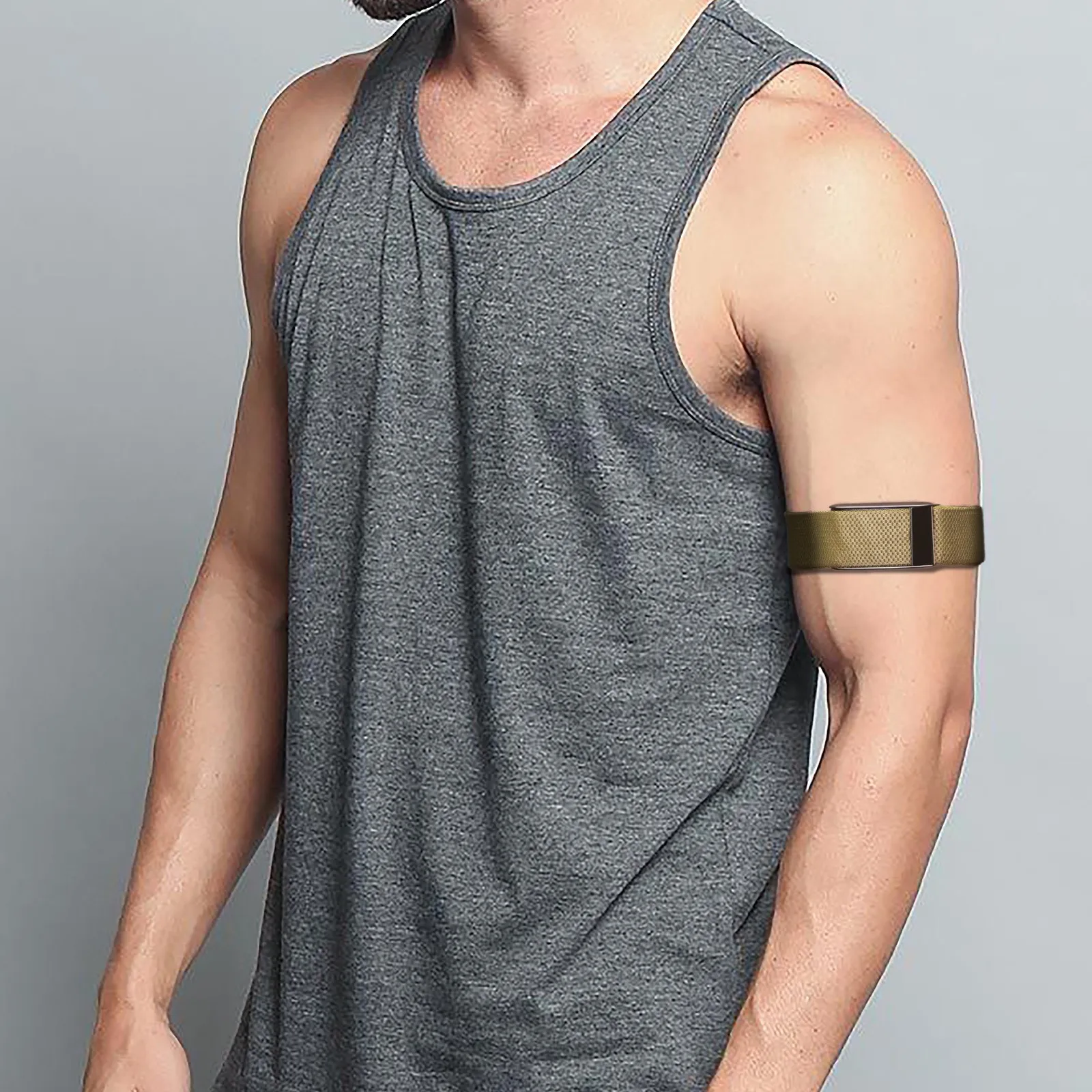 Suitable for Whoop 4.0 breathable replacement arm strap, bicep strap, nylon arm sports replacement strap