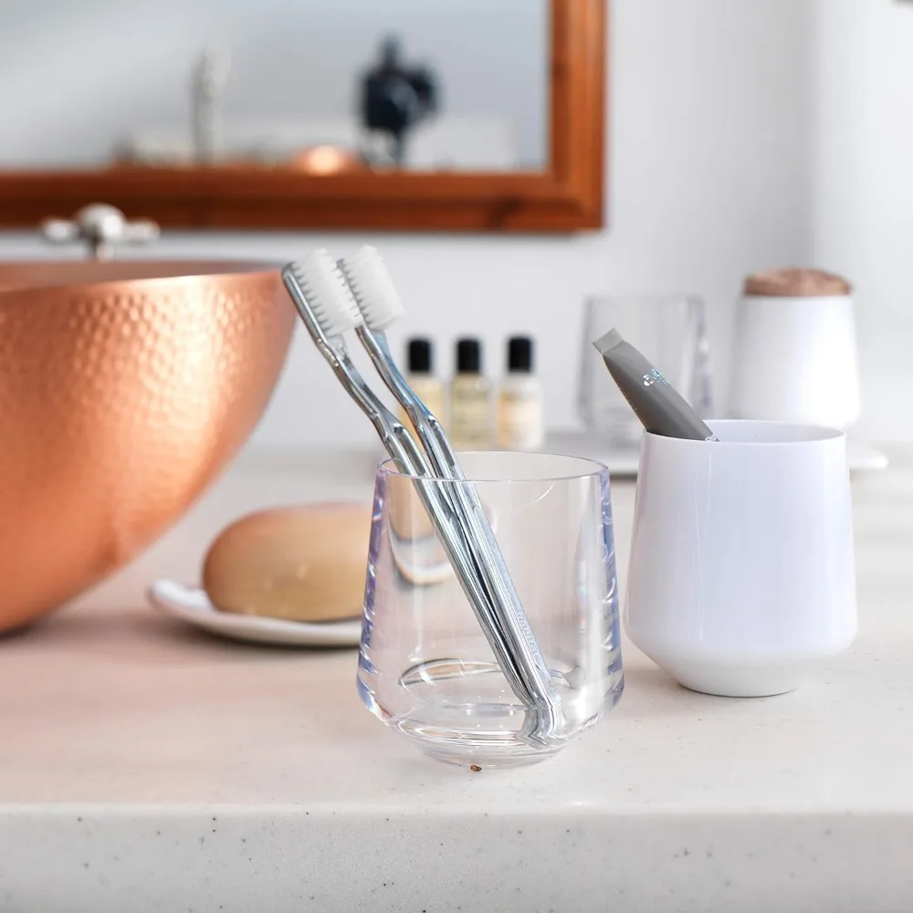 مجموعة كؤوس النبيذ غير القابلة للكسر مكونة من 4 قطع، أواني زجاجية بلاستيكية تريتان 12 أونصة للاستخدام الداخلي والخارجي، باللون الأبيض #6