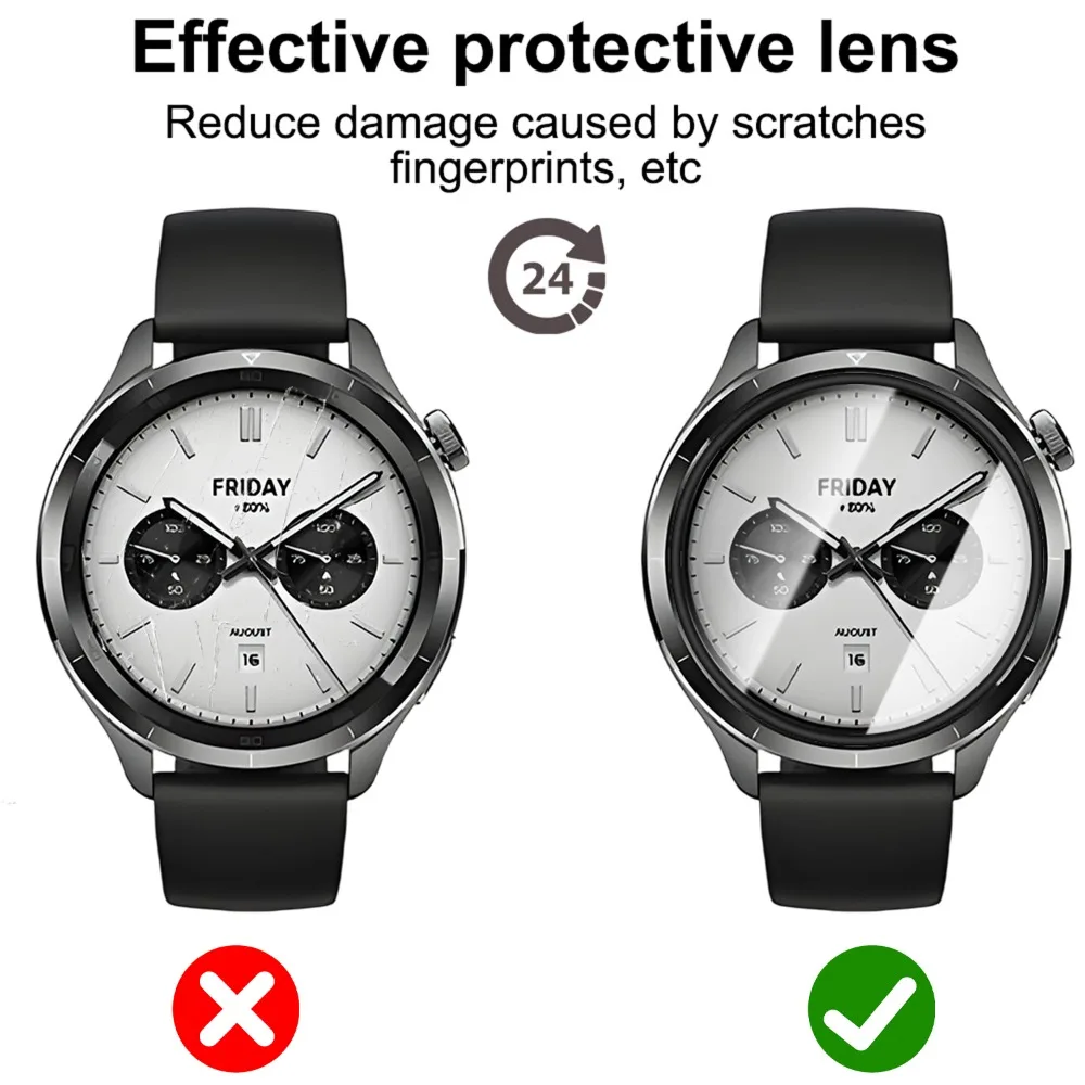 Proteggi schermo con pellicola morbida per Xiaomi Watch S4 HD Pellicola protettiva antigraffio Smartwatch Pmma non in vetro per Xiaomi Watch S4